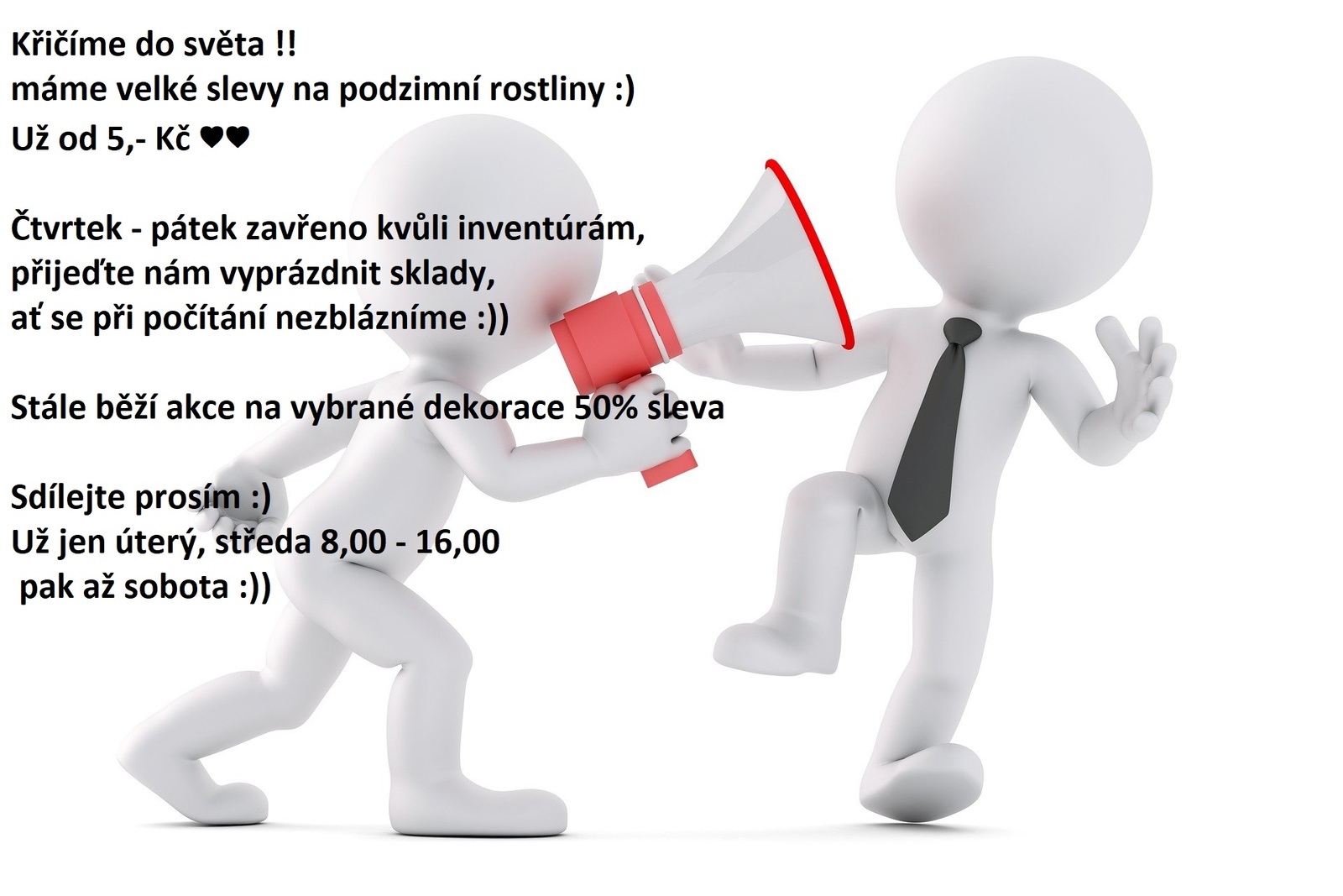Zahradnictví Hrdlička podzim Třebeň 
